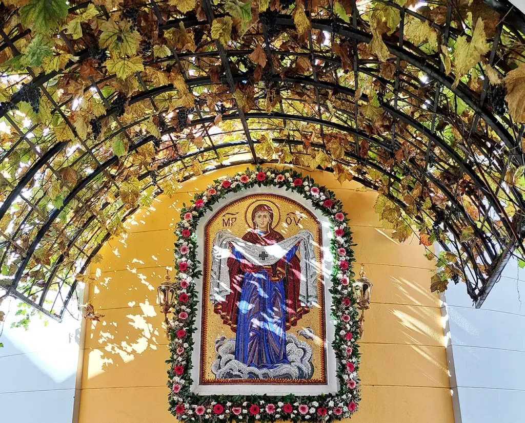 Fruškogorski manastiri Grgeteg mozaik