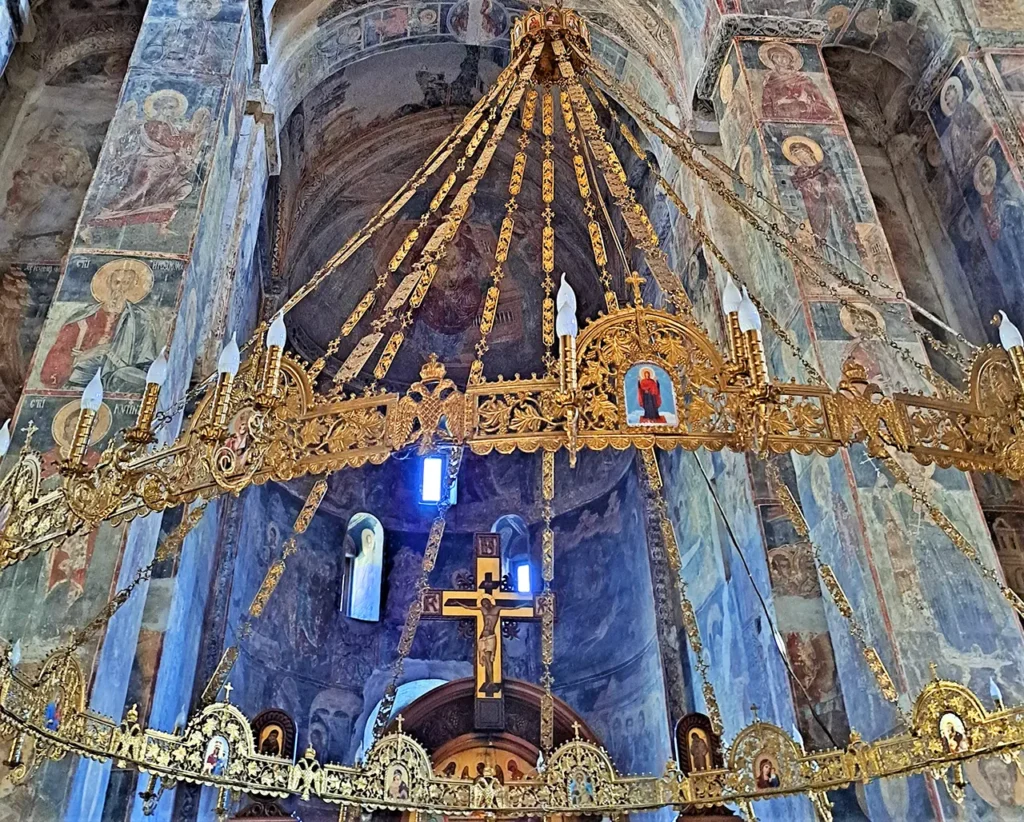Fruškogorski manastiri, Novo Hopovo, freske