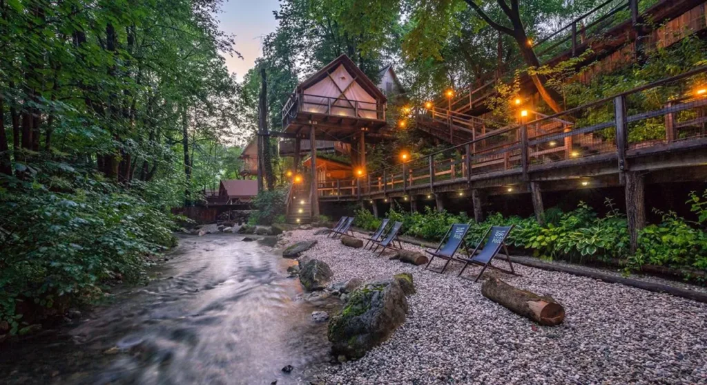 garden village bled, glamping u sloveniji