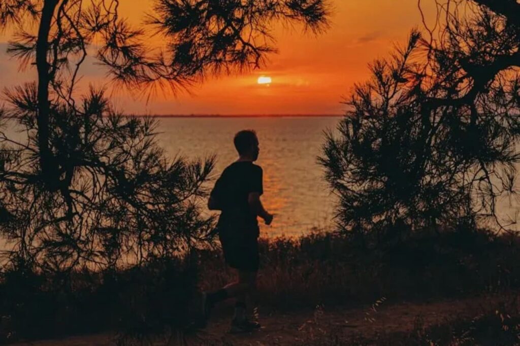 Jim Makos photo: wellness sunset